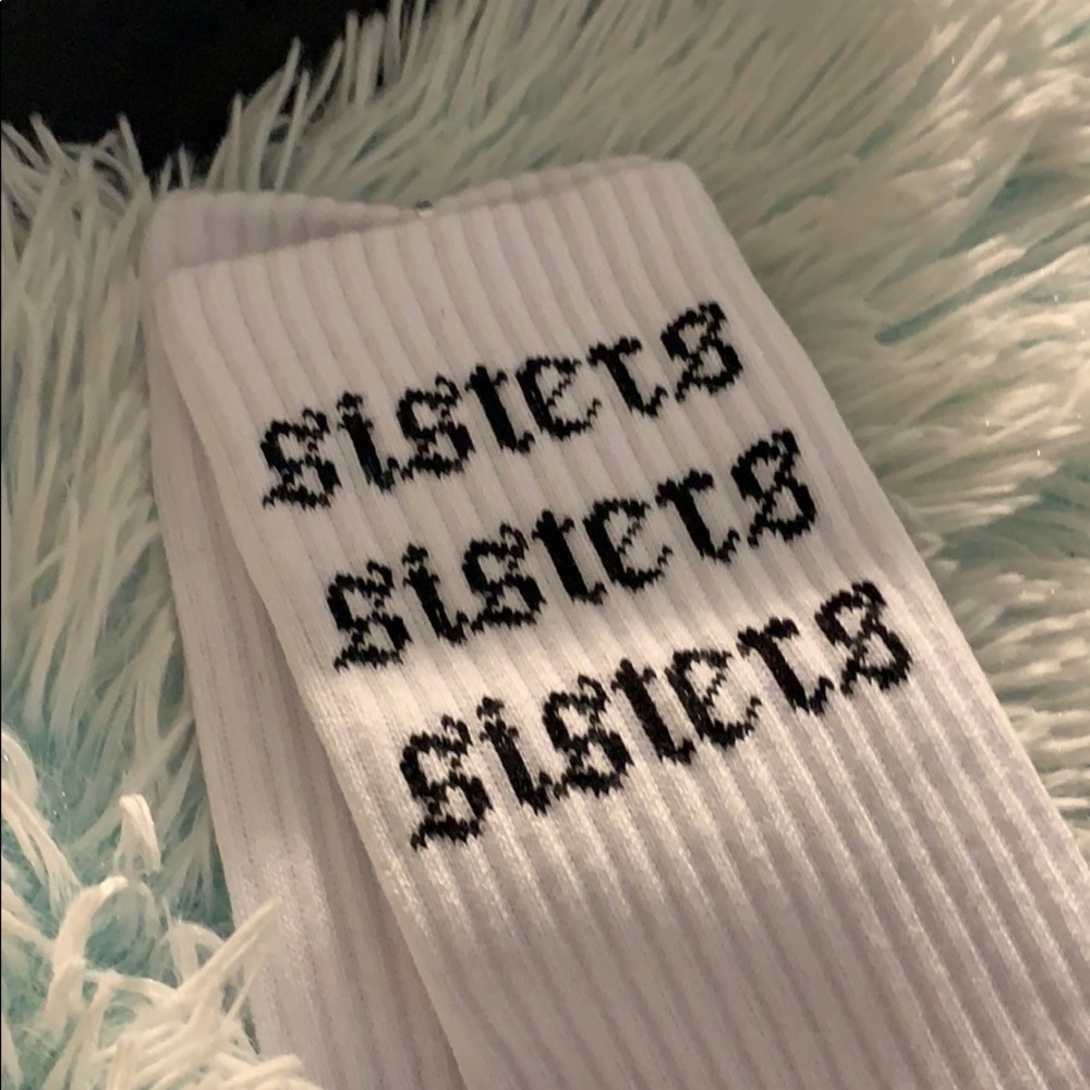 Sister Apparel James Charles white Socks